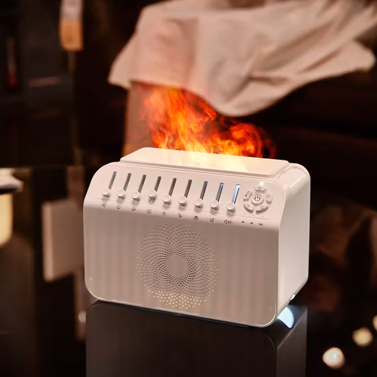 Humectador de alta calidad modificado para requisitos particulares del difusor del aroma del fuego de la llama del USB 3D