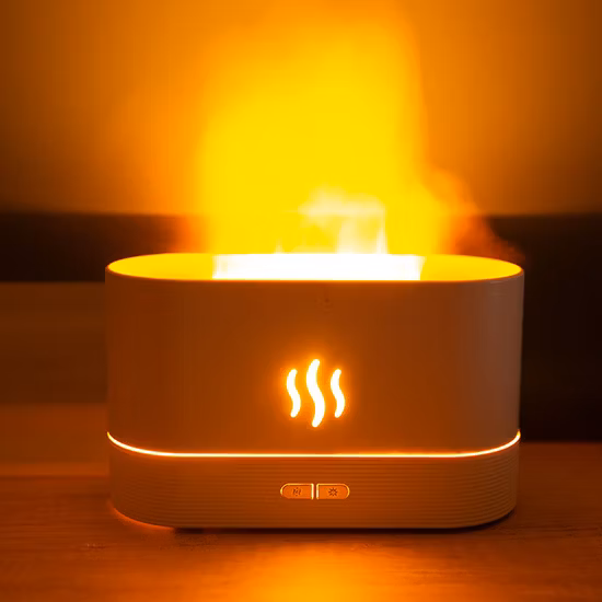 Humidificador ultrasónico del aire de los difusores del aroma del fuego del humectador caliente del difusor de la llama