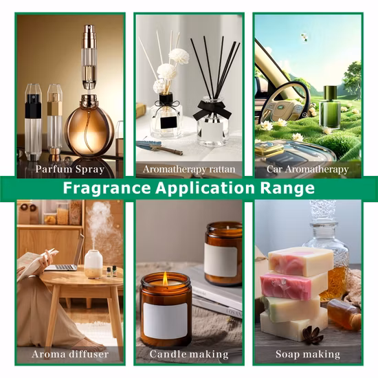 Aceite aromático de peonía y lichi con aroma a fruta dulce para hacer velas